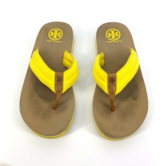 yellow fit flops